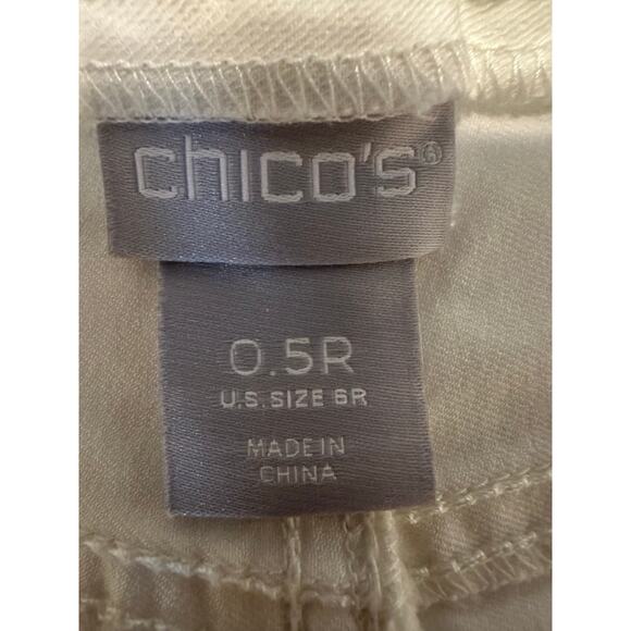 Chico's Women’s Pull-On Pants 4 Pocket Size 0.5 Regular US 6 Regular Stretch - Picture 5 of 7